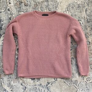 Pink Crew Neck Sweater